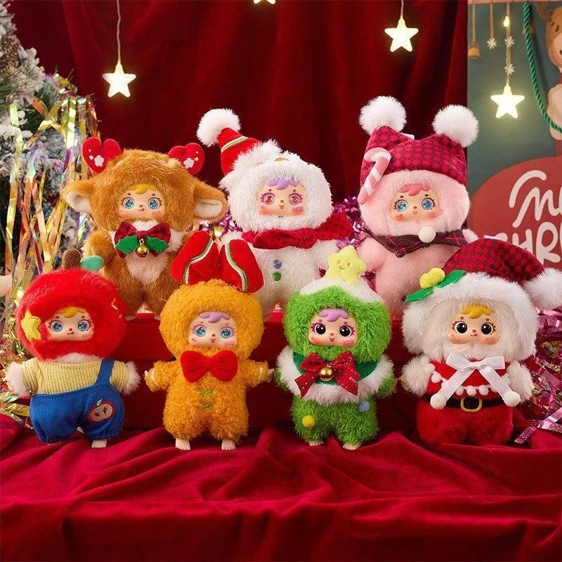 

Samuel Christmas Goodnight Song Plush Blind Box 6 Regular 1 Style Cute Toy Christmas Holiday Gift For Kids And Collectors