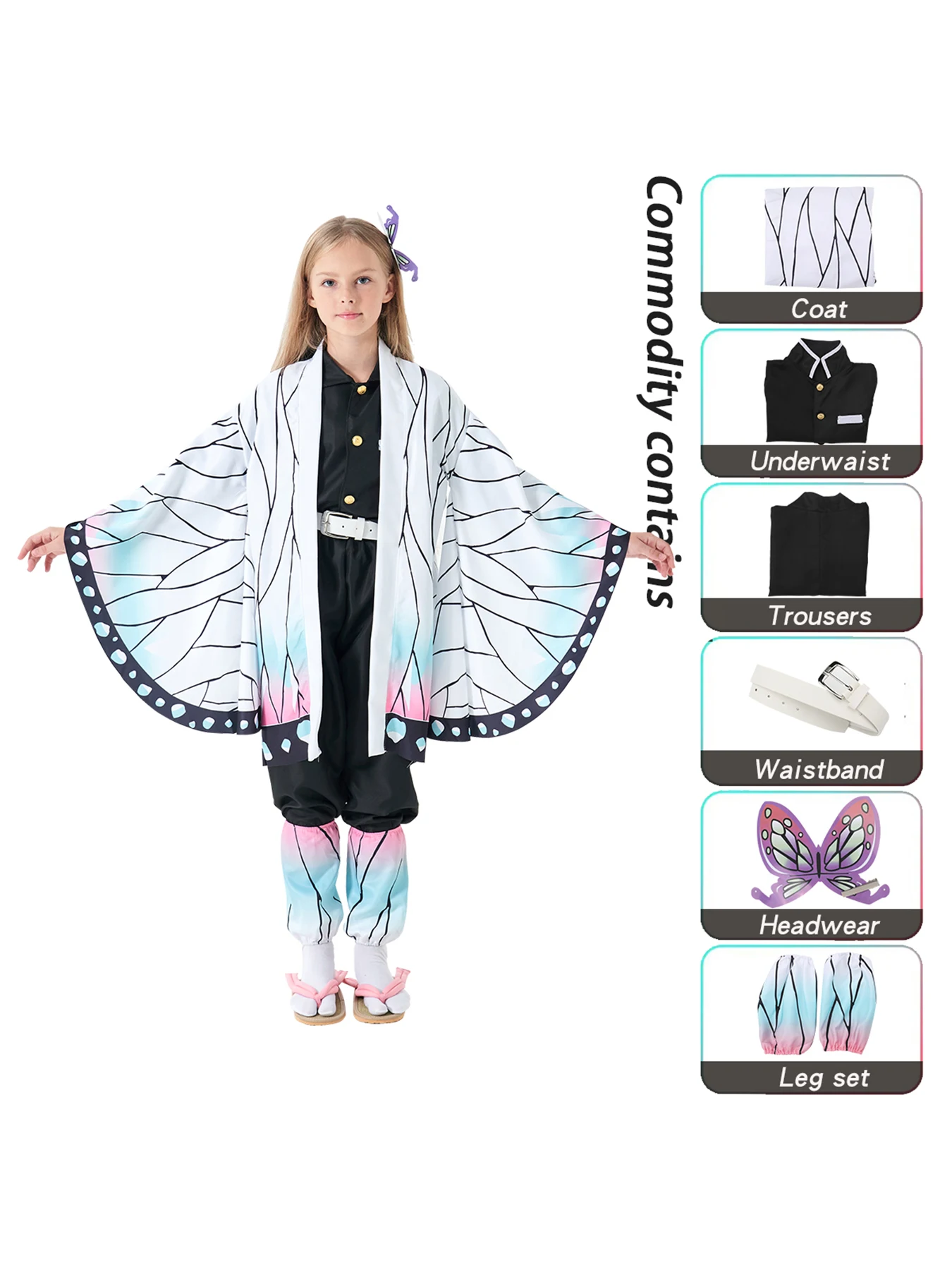 Japanese anime kimono dress up kit
