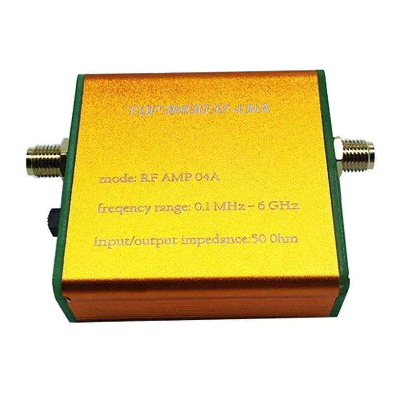 แบบพกพามัลติฟังก์ชั่น Full Band Low Noise Amplifier 100K-6Ghz Preamplifier ทนทาน