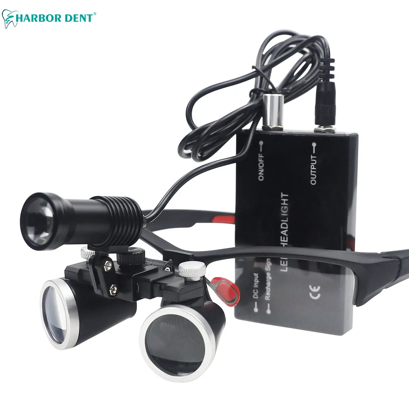 5W Dental Loupes Magnifier Lab Medical Magnification Binocular Magnifier Headlight Headlamp 2.5/3.5X