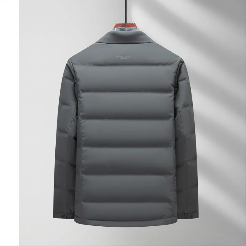 2025 Winter Clothing New High Quality Lightweight Warm Down Jacket for Middle aged and Young Men