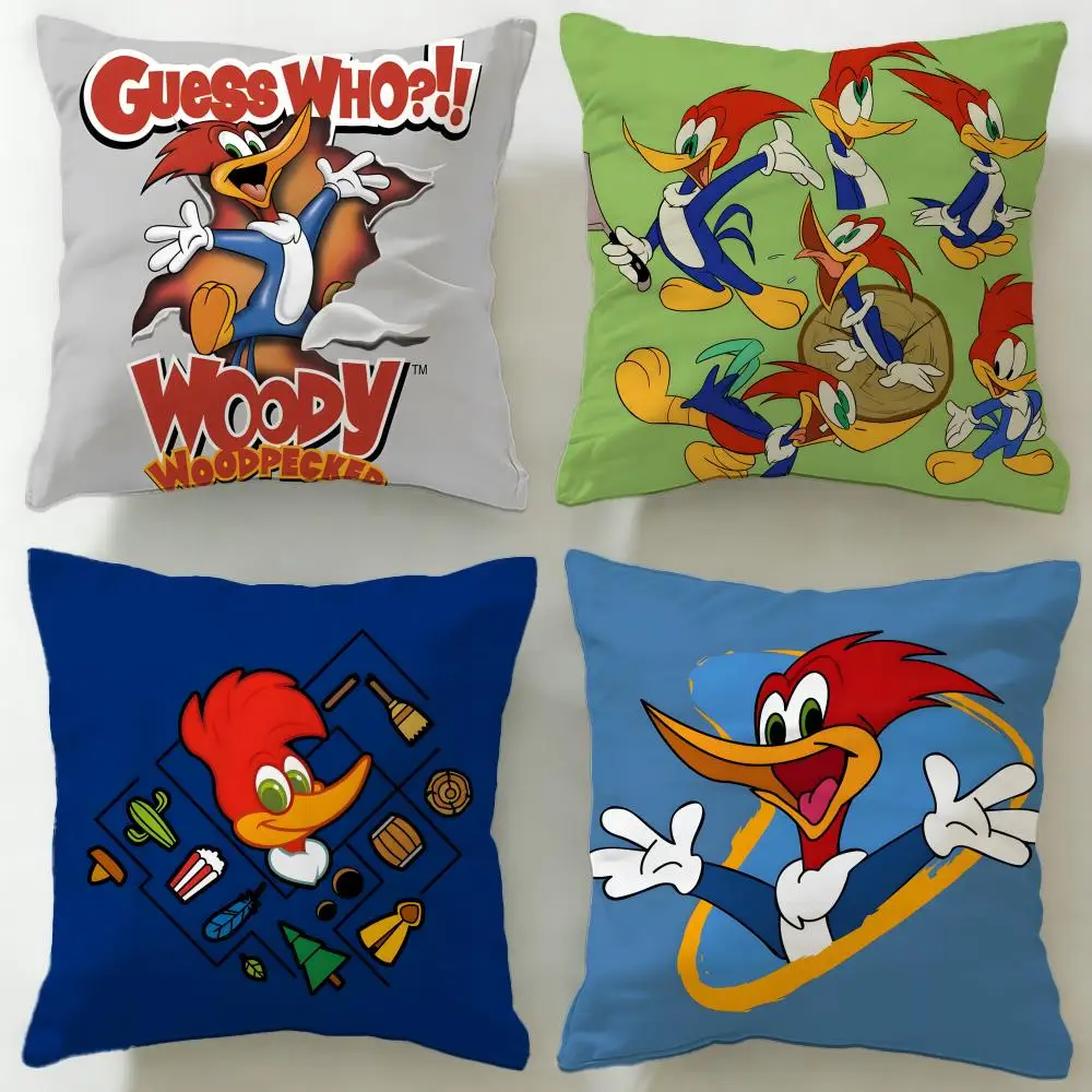 

Чехол для подушки с персонажем мультфильма «Дятел Вуди» — мягкий и легко моющийся чехол для подушки — универсальный для дивана, кровати, путешествий и офиса