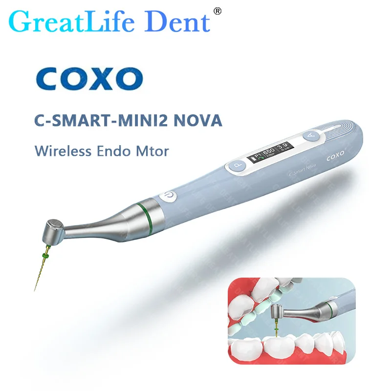 GreatLife Dent COXO Dental Endo Motor T-Mode C-SMART NOVA Контраугольный наконечник 16:1 360 ° Регулируемое стоматологическое эндодонтическое устройство