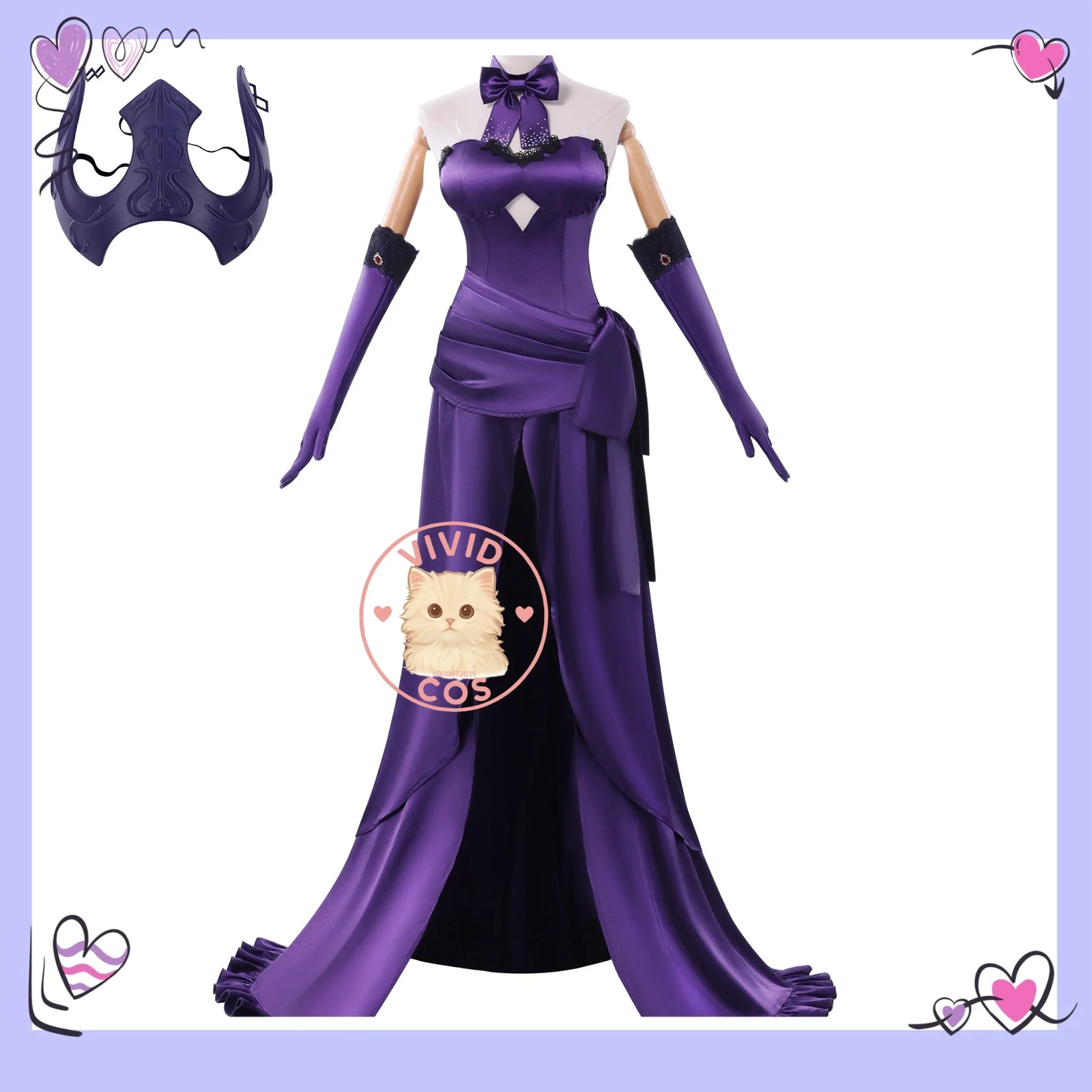 

Fate Grand Order Jeanne D'Arc Alter Holy Night Supper Carnival Formal Dress Cosplay Costume Two-dimensional Full Anime Outfit