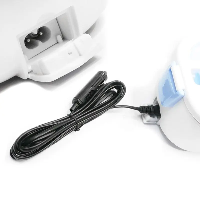 for Cars Use Electric Heated Lunch Box EU US Plug Power Cord Adapters Plastic Co Dropship