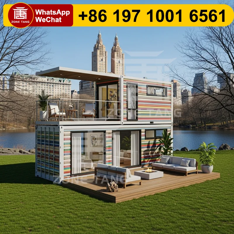 

Accommodation Container Buildings Premade Houses Flat Pack Home Fabricated Homes Folding Detachable Modules Compact Portable DIY