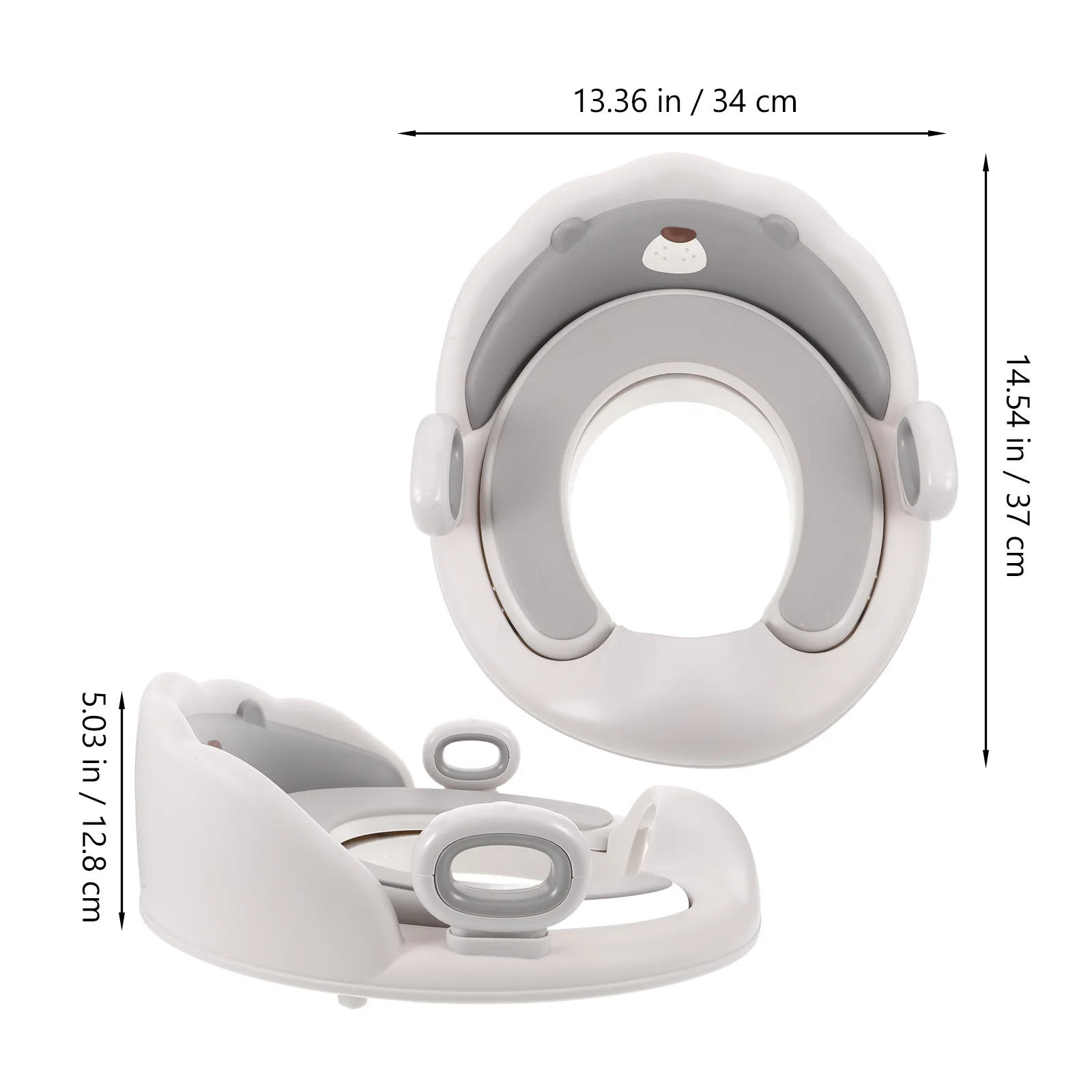 

Kids Toilet Seat Trainer Ring PP Tpe Durable Easy Assemble Disassemble Sanitary Childrens Toilet Training Seat
