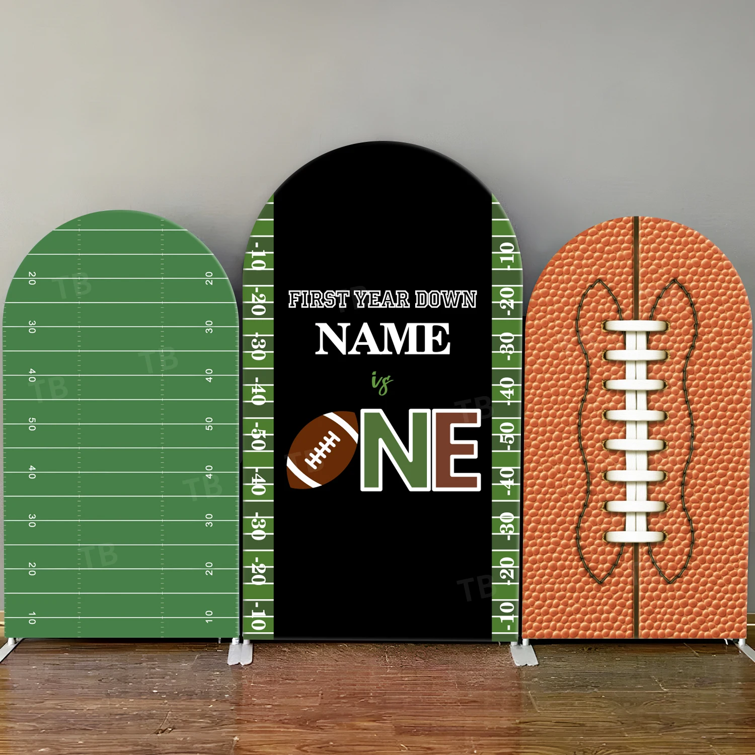 

Rugby Arch Backdrop Cover Kids Boy Sport First Year Down Birthday Baby Shower Party Decorations Photography Background Props