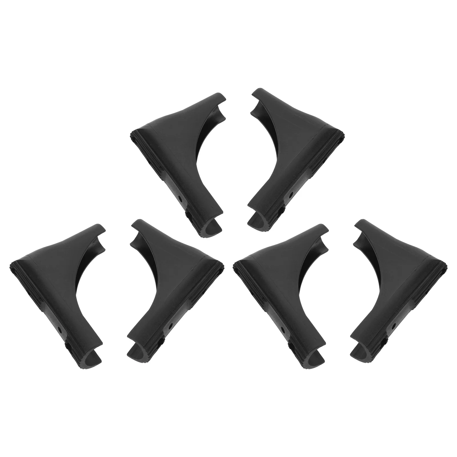 6Pcs Drying Rack Leg Covers Weather-Resistant Floor Pads for Clothes Racks Anti-Slip Stability Protection Folding Rack