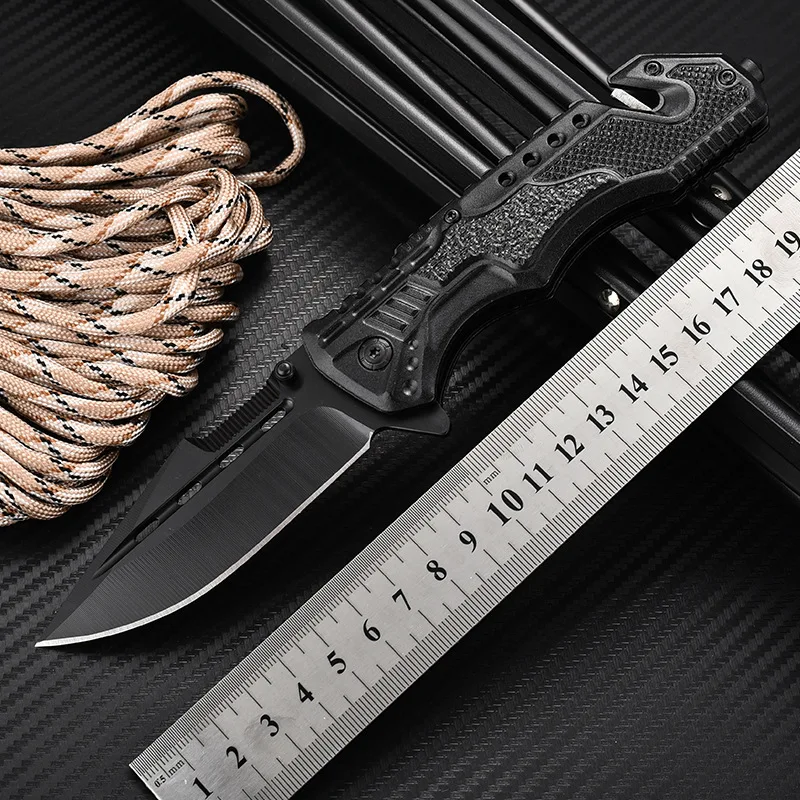 

Outdoor Folding Knife, Wilderness Survival Knife, Aluminum Handle, EDC Portable Pocket Knife, Self-Defense, Tactical Knife