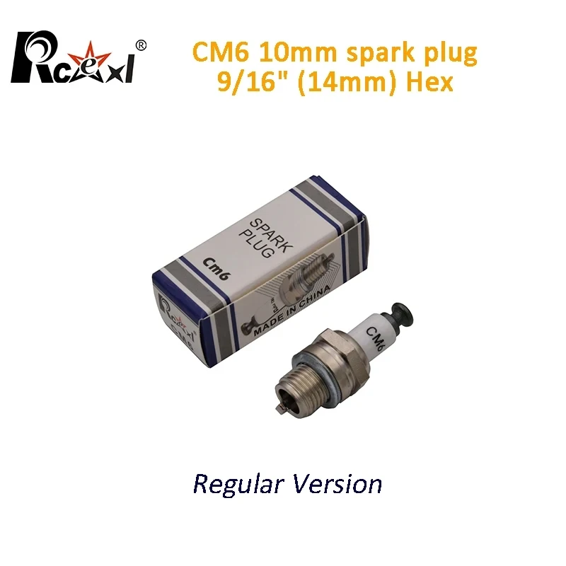 1 Piece RCEXL Spark Plug 1/4-32 ME8 ME-8 /ME8 Iridium ICM6 CM6-10mm for DEL RC JBA NGH RCGF Gasoline Engine Model Plane Parts