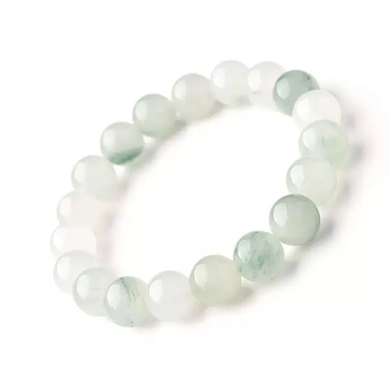 

Bracelet Female Male Super Immortal Jade Jade White Jade Piao Cuizi Bead Loose Bead Bracelet