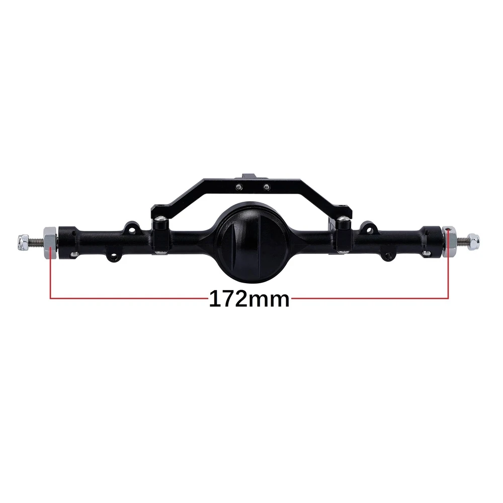 CNC Aluminum Alloy D90 Front Rear Axle for 1/10 RC Crawler D90 D110 Gelande II Yota II Axle Upgrade Parts,2