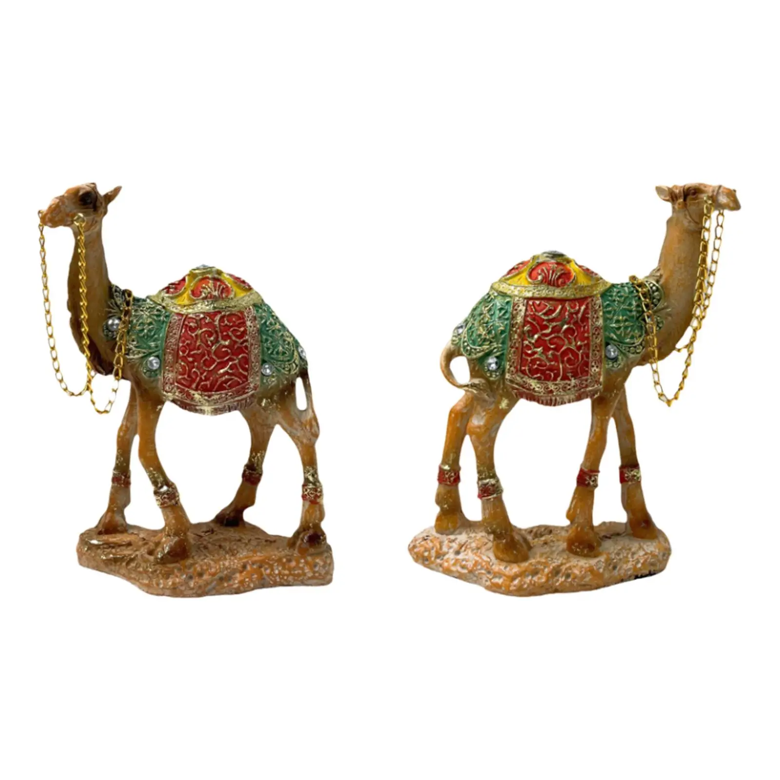 

Camel Statue Decorative Figurine Collectible Animal Sculpture Desktop Ornament for Desk Office Cabinet Living Room Home Decor