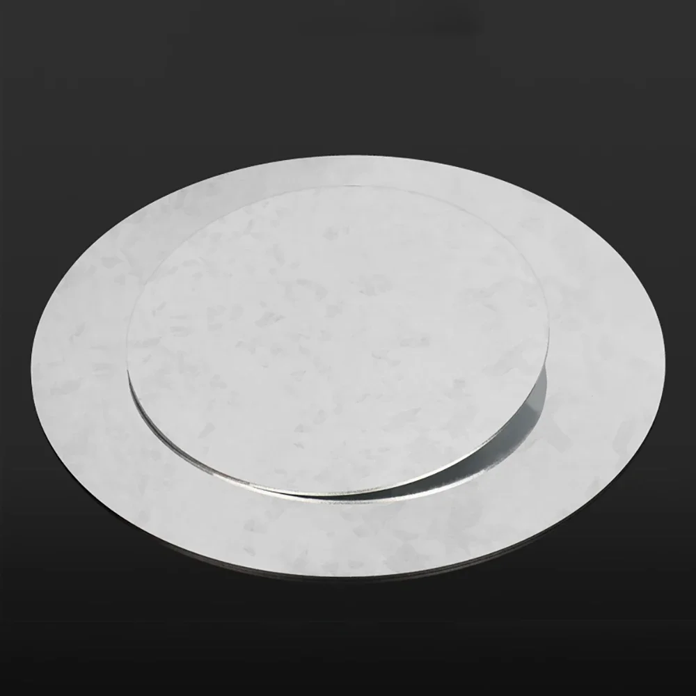 50mm~85mm Galvanized Steel Round Disc Cutting Gasket Washer Electro Galvanized Sheet Metal Blank Circle Parts