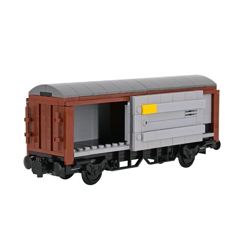 

MOC City Creative Eco Coach Автомобиль Ревюзольд Пассажирский поезд Экспресс-рейка Строительный блок Кирпич DIY Техническая игрушка для детей подарки