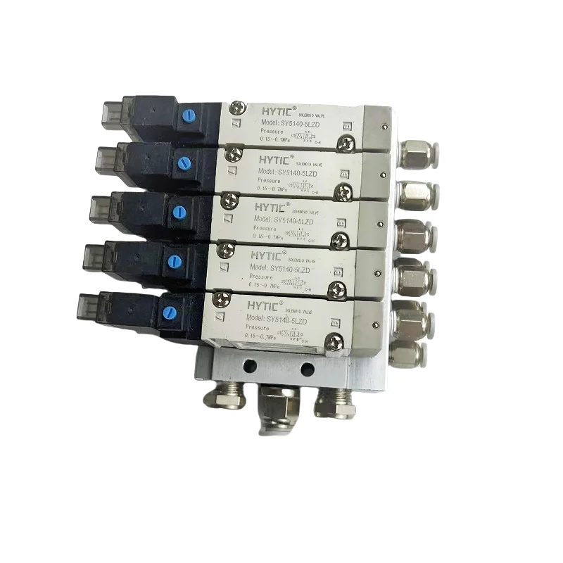 

24V Solenoid Valve Set Two Position Five Way Solenoid Valve Pneumatic Control Valve SY5140-5LZD