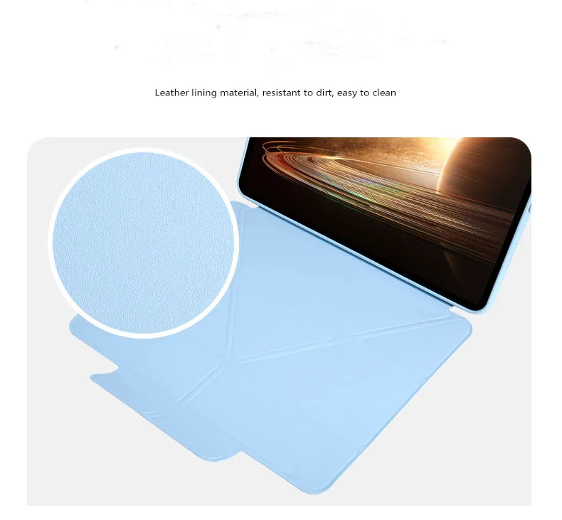 Case For OnePlus Pad 2 12.1 Pro 12.1 inch Y-Folding Acrylic Anti-bending Hard Clear Shockproof Stand Smart Cover With pencil hol
