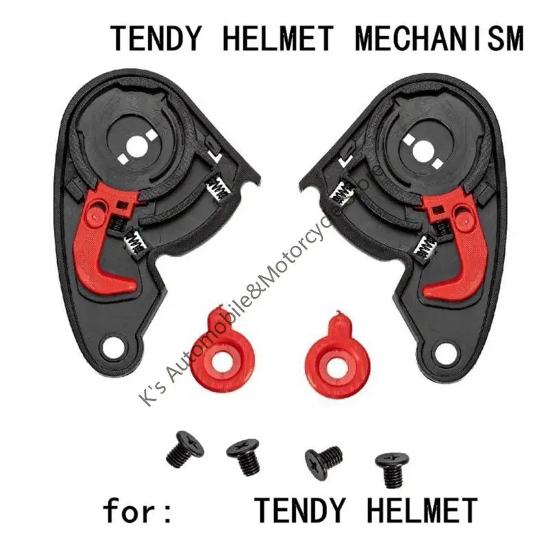 

Q39F Helmets Lens Visors Clip Shield Visors Fixing Base for NZI TENDY Helmets