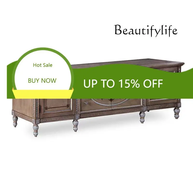 

Итальянский тумба под телевизор в стиле минимализм, роскошный европейский дизайн, светлый цвет, ретро, с местом для хранения X