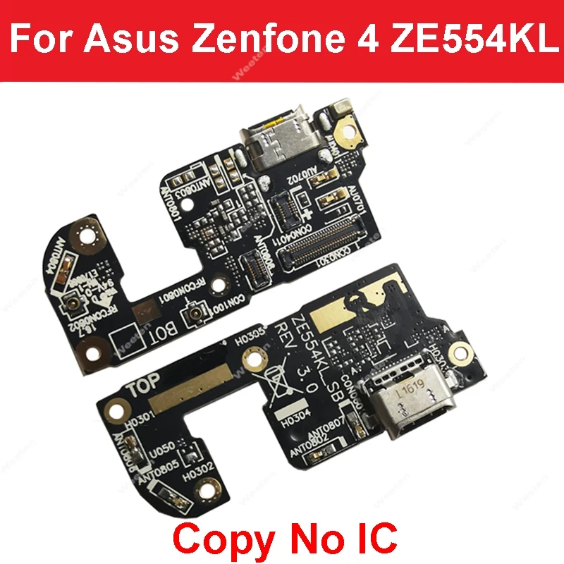 UNTUK ASUS Zenfone 4 ZE554KL Pengisi Daya Port USB Dock Plug Konektor Papan Pengisi Daya Kabel Fleksibel Mikrofon Bagian Pengganti Papan Mikrofon