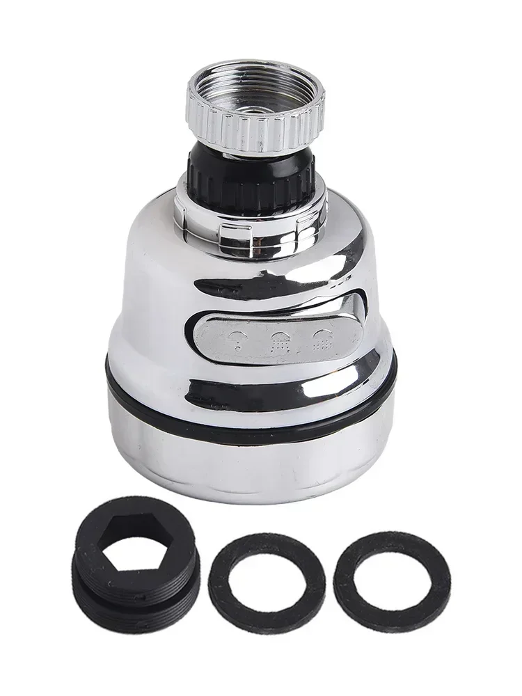 Rotating Faucet Degree Movable Kitchen Water Bubbler Swivel Head Sprayer 4 Adjustable Parts Filter Adapter Faucet Extender
