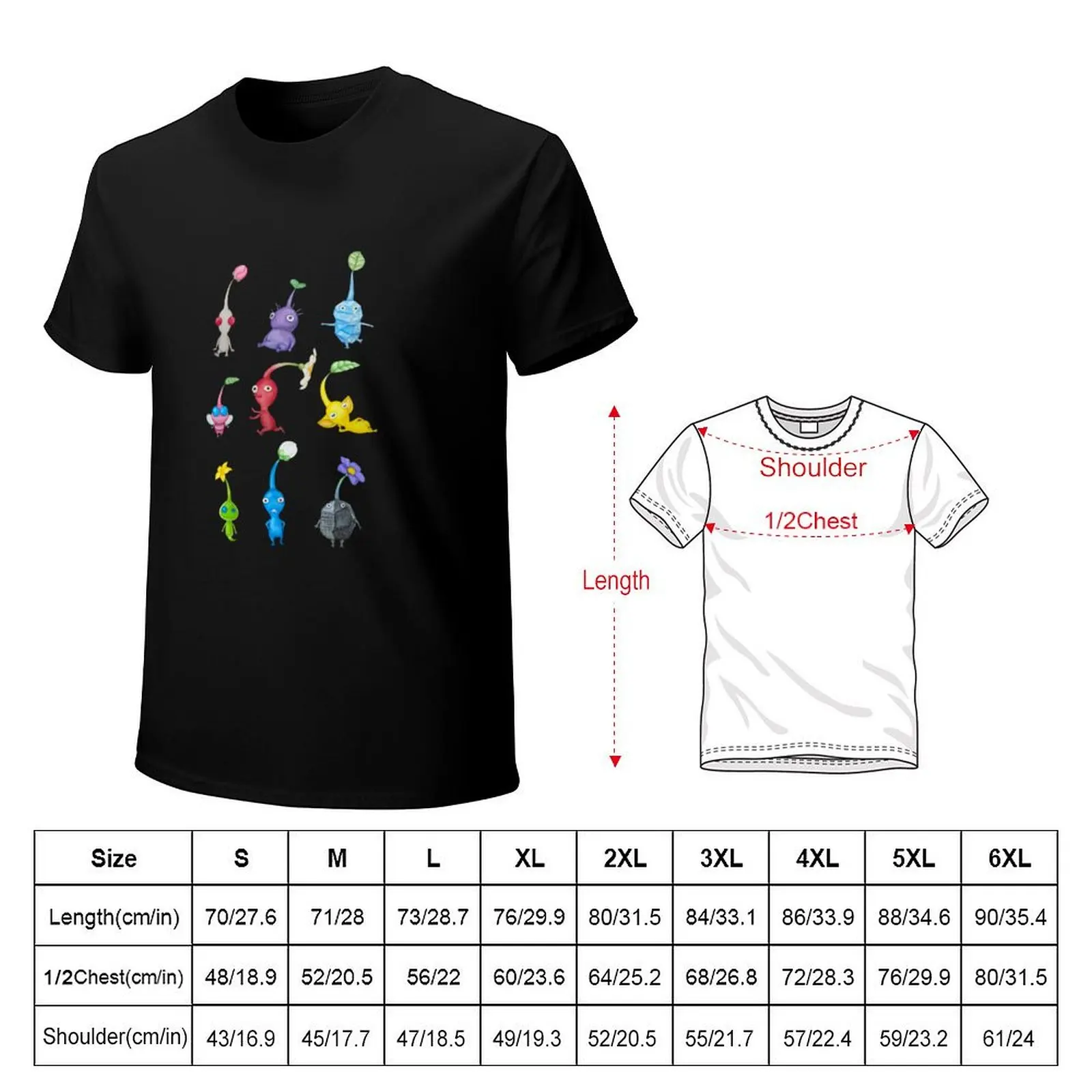 Watercolor Pikmin T-Shirt Quick Dry Travel T-Shirt