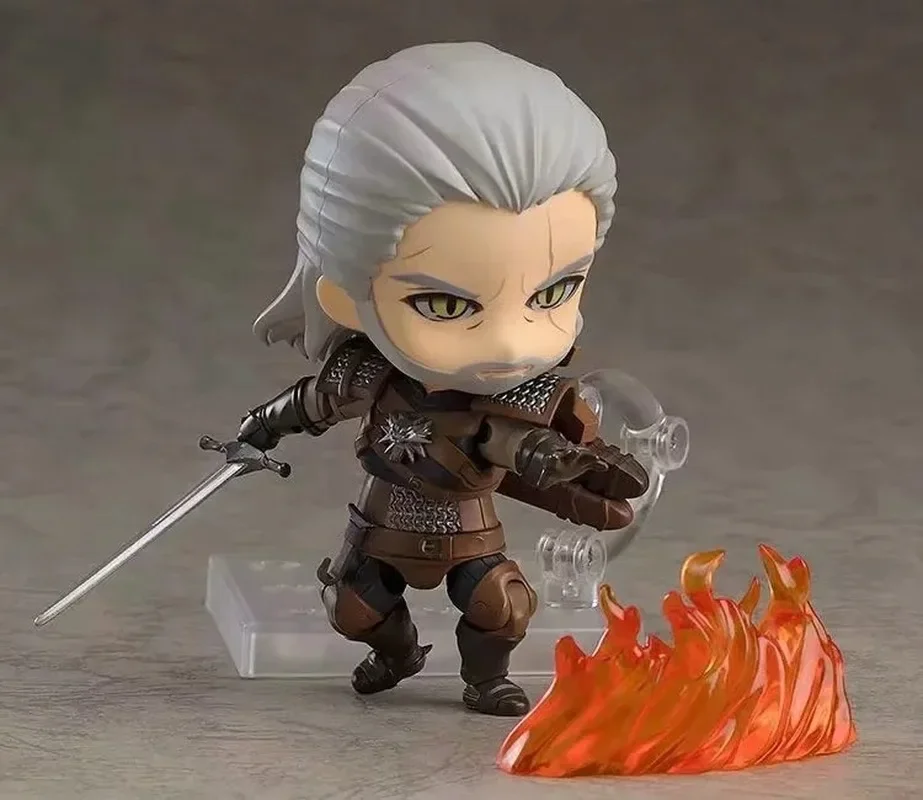 The Witcher 3: Wild Hunt Geralt Of Rivia Action Figure Q Ver. Figurine Movable Doll Toys Gifts Desktop Decoration Cute Doll