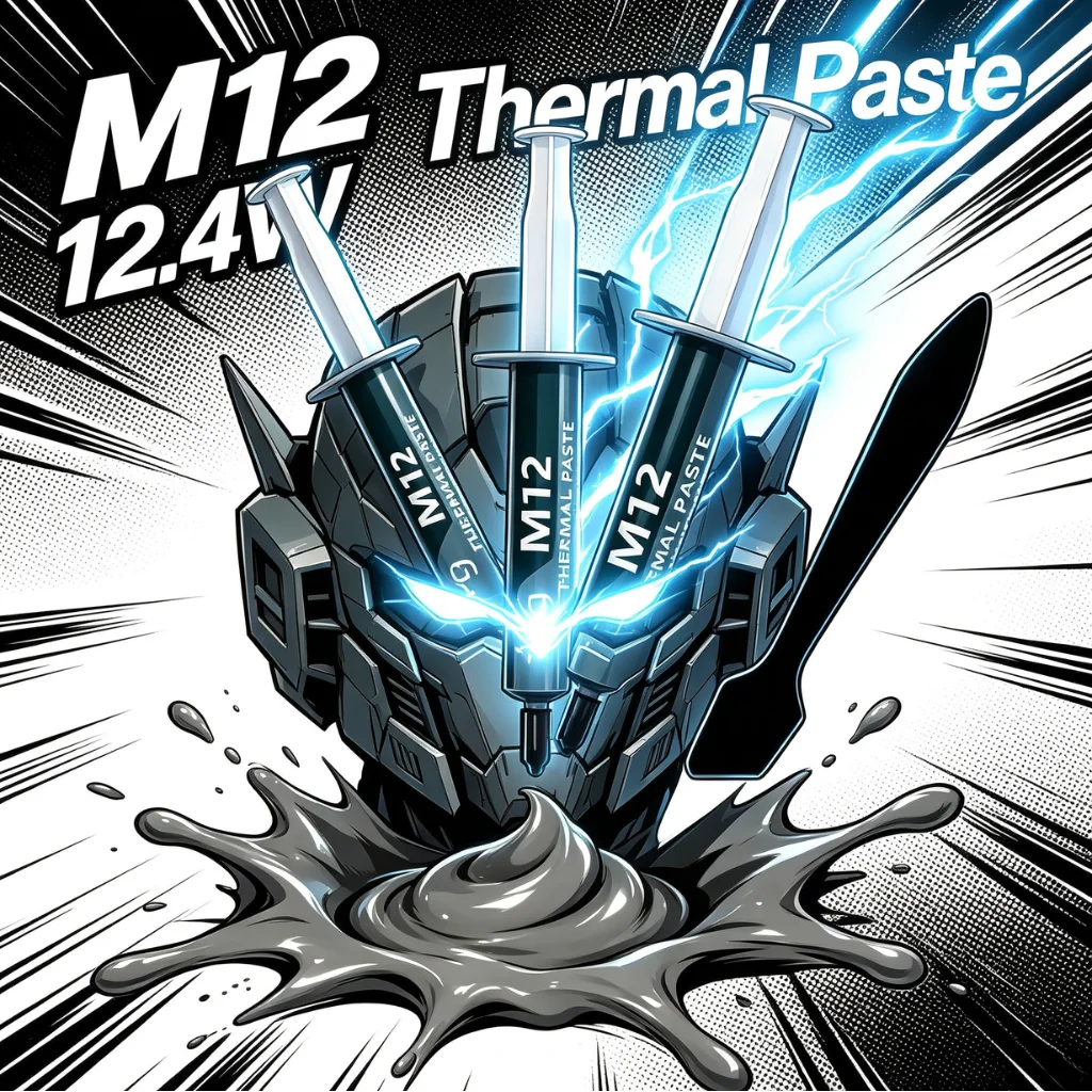 M12 Thermal Paste 12.4W/mK Hig - Thermal Paste ulasan dan harga