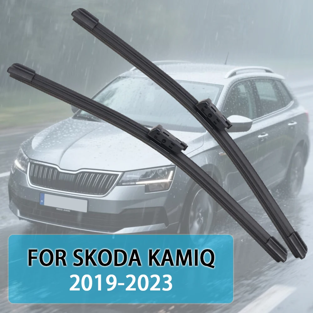 

Для Skoda Kamiq NW 2019-2023 26 ''+ 18'' автомобильные щетки стеклоочистителя передние дворники подходят кнопочный рычаг лобового стекла автоматические щетки стеклоочистителя