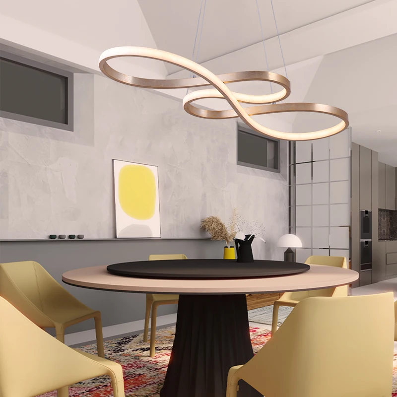 Imagem -03 - Modern Nordic Led Pendant Lights Lâmpadas de Teto de Cozinha Decoração de Sala de Jantar Luzes de Suspensão Lâmpada de Escurecimento Remoto Mesa de Bar