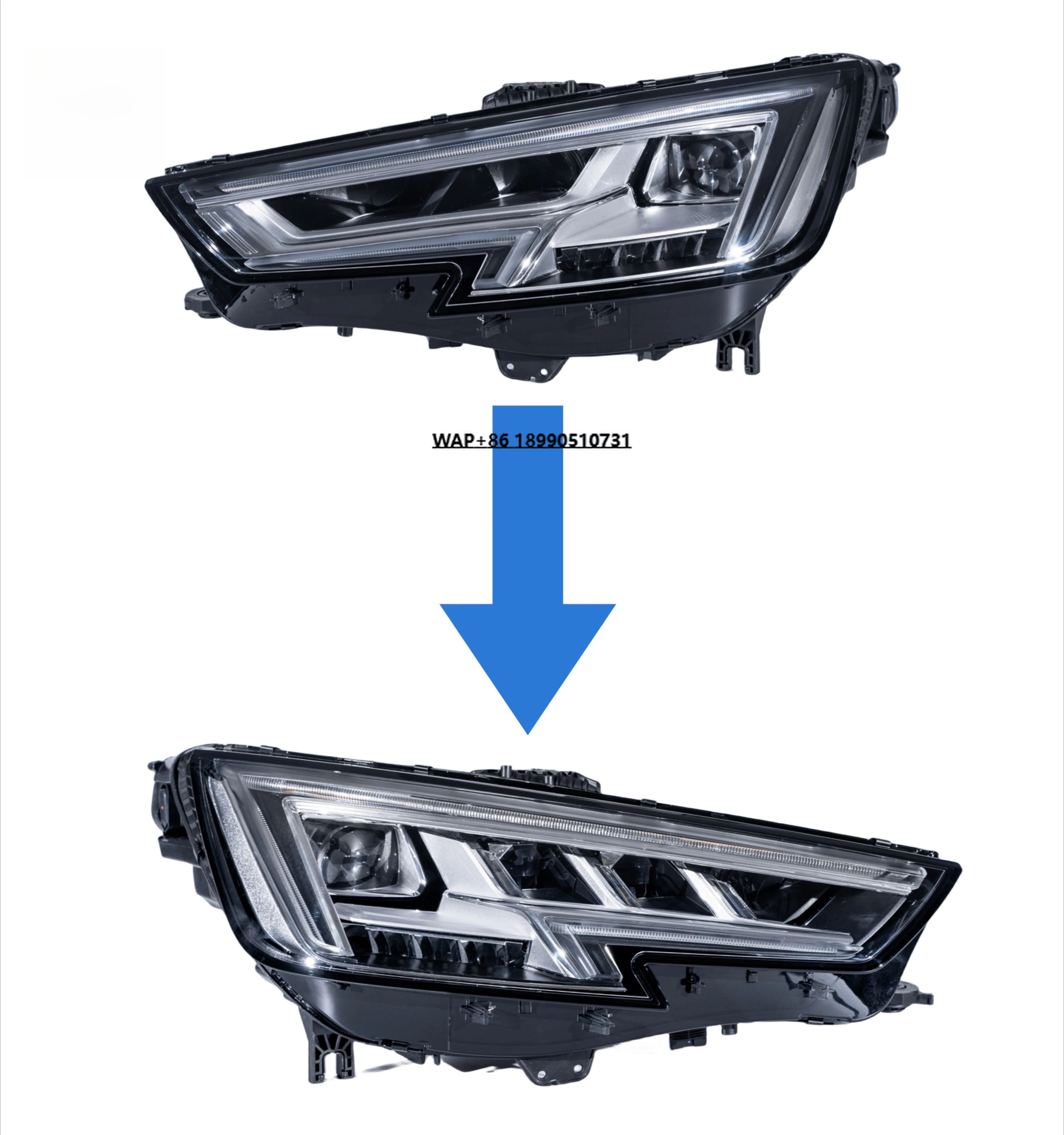 

Upgrade to 2017-2019 A4B9 matrix Head Lamp Assembly for A4 Headlight A4B9 Xenon 2017-2019 Headlamp Plug and Play
