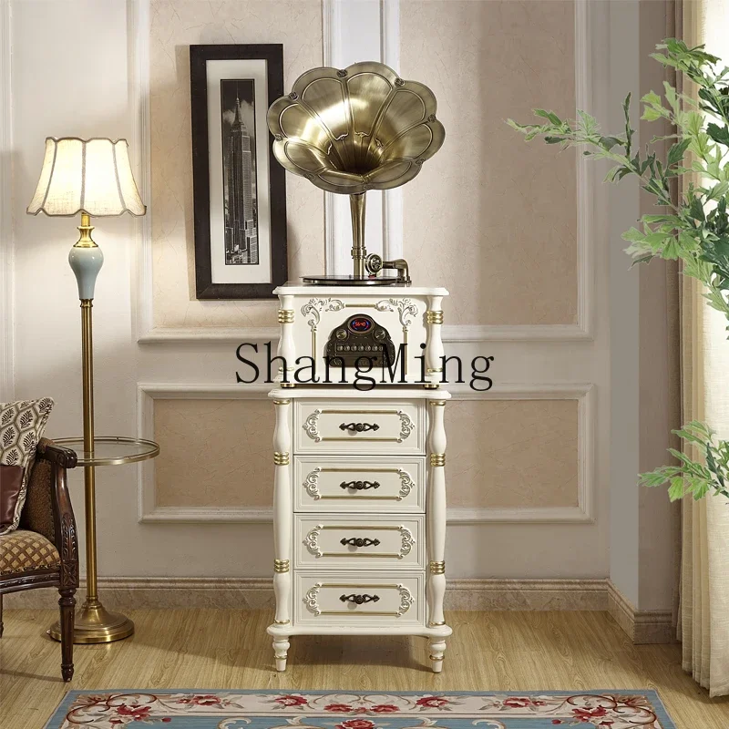 

CL living room solid wood antique dynamic magnetic classical record player