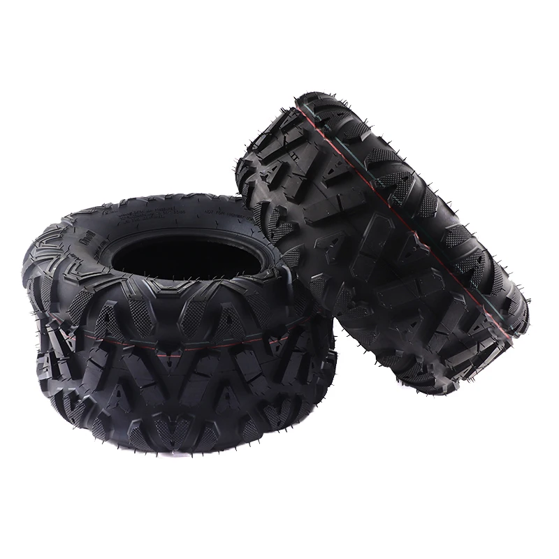 1 Pair 8" Off-road Tyre Wheel Front 19x7.00-8 Rear 18x9.50-8 Tubeless Tire For 110-150cc ATV Go Kart UTV Buggy Golf Cart Quad