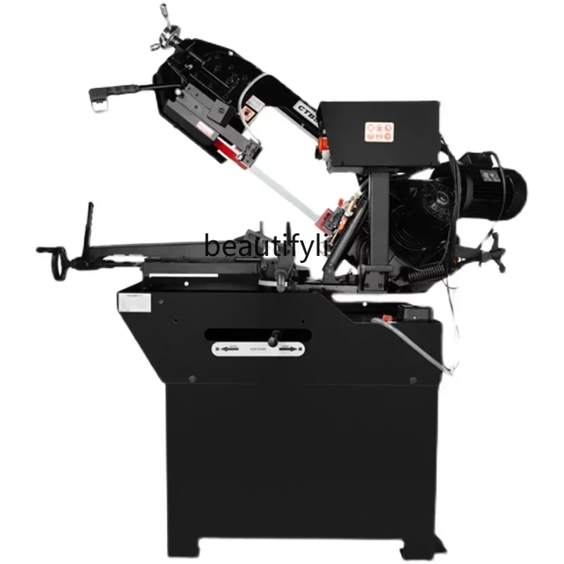 AY Y Ctbs260g Saw Machine Small Desktop Metal Cutting Machine Horizontal Band Saw Carpentry Sawing Bed