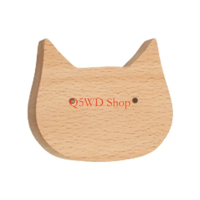 Q5WD No-Drill Fresher Handles Quick & Đơn giản Kéo bằng gỗ Tay cầm mô hình động vật Tay cầm cho tủ ngăn kéo