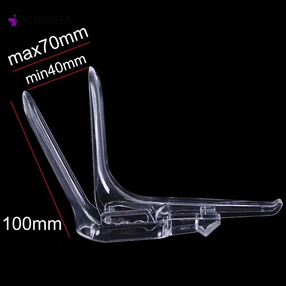 1PCs Adult Clear Plastic Vagina Expansion Device Genitals Anal Vaginal Dilator Colposcopy Speculum Medical Feminine Hygiene