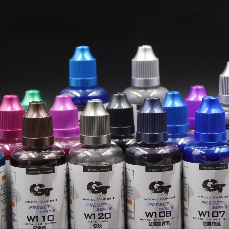 Model Metal Luster Nitro Pre-mixed Paint No Dilution Required High Color Intensity Model Complementary Metallic Color Oily Paint