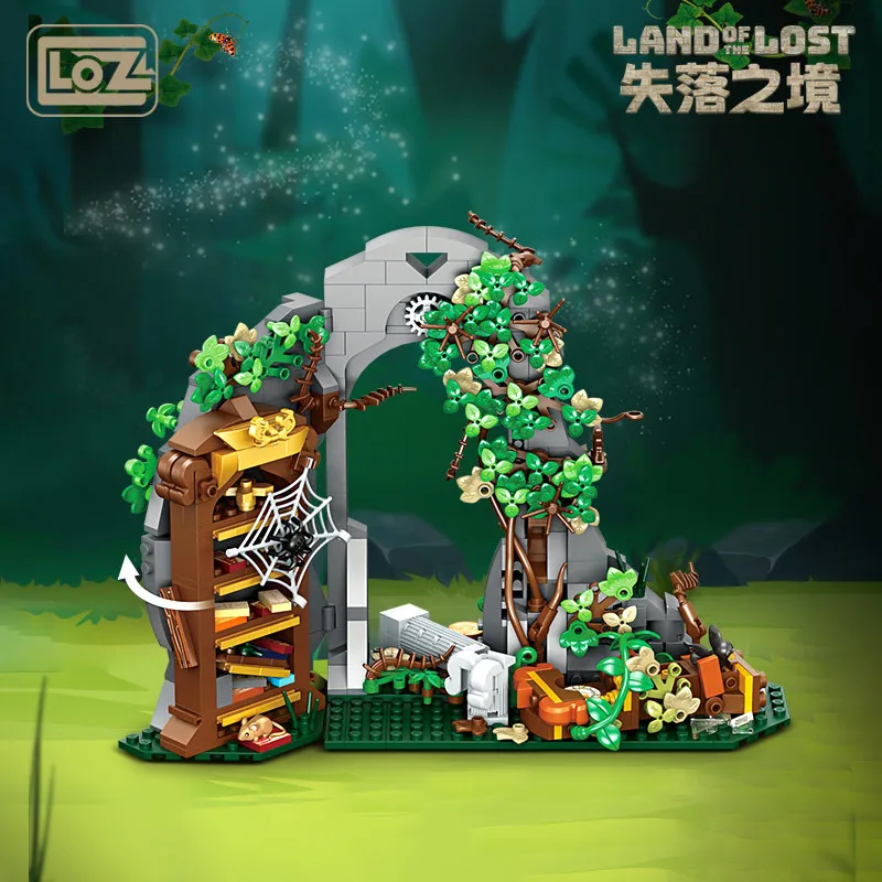 Loz Lost Land Small Particle Assembly Building Blocks Suitable for Pop Mart Matching Scenarios Trendy Play