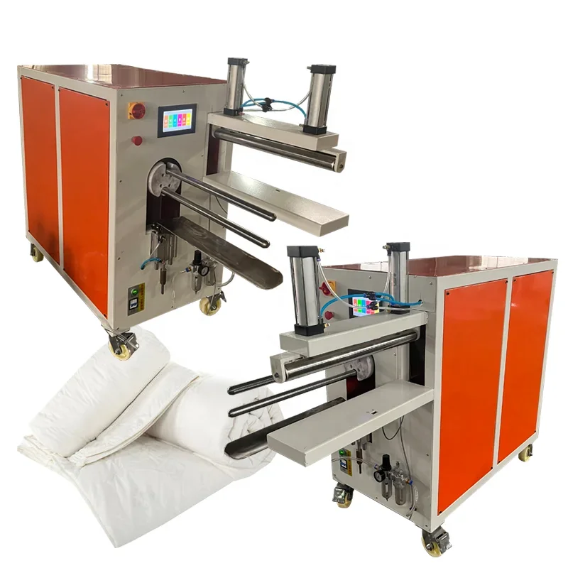 Roll Foam Mattress Pillow Rolling Packaging Machine