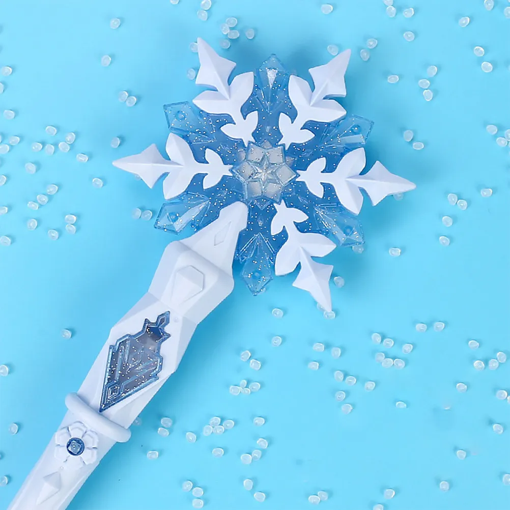 

2Pcs Snowflake Light Up Fairy Wand for Birthday Party Supplies Kids Girls Costume Accessories Birthday Party Supplies