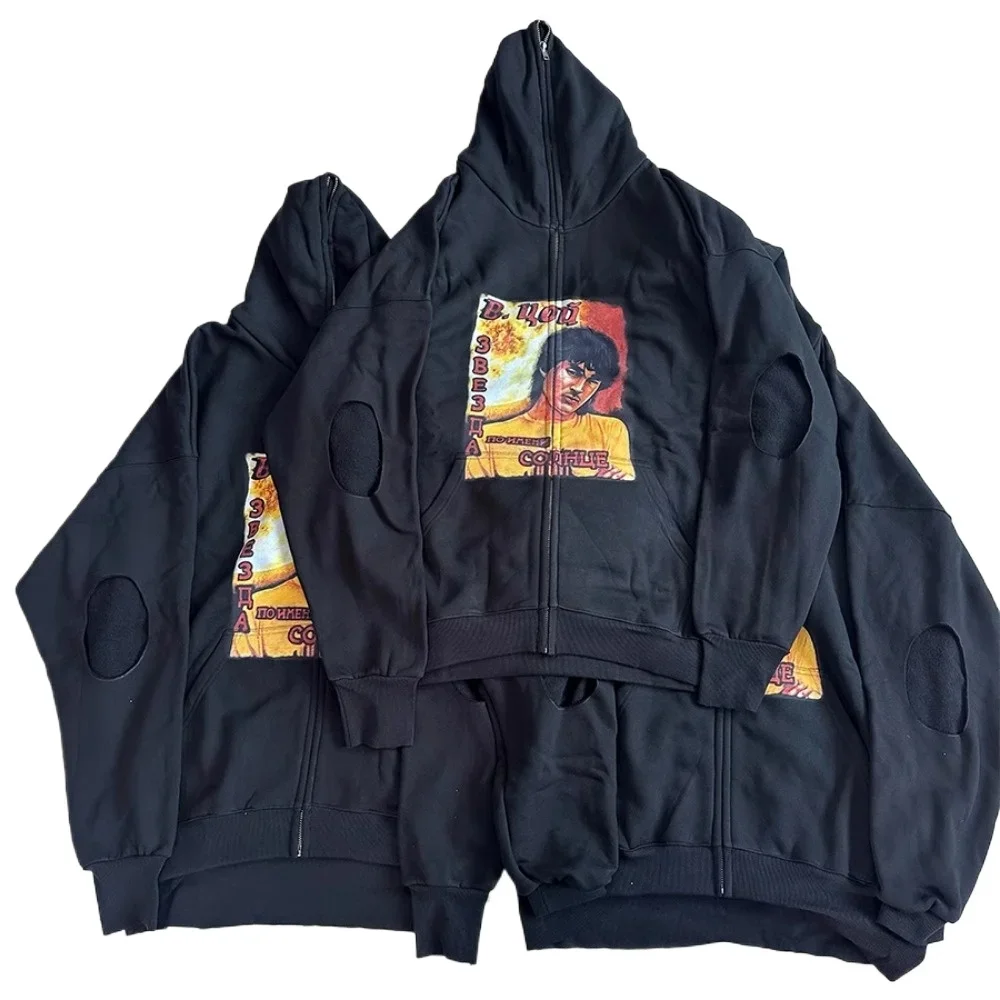 NIGO Men's Trendy High Street Zip Jacket Sweatshirt Jacket Hoodie Spring Autumn Dark Style Tops #NGTOP11833