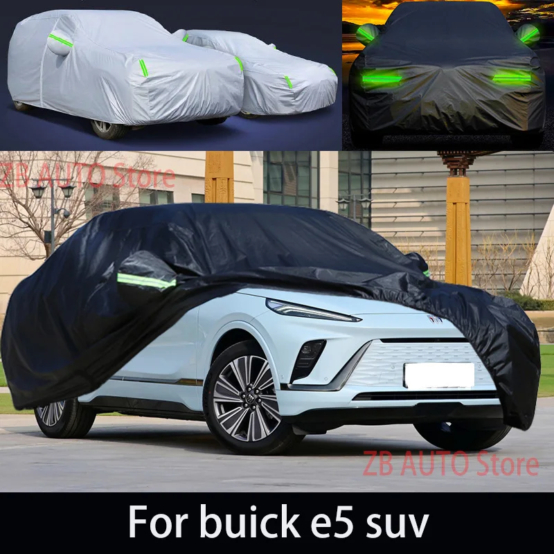

For buick e5 suv Outdoor Protection Full Car Covers Snow Cover Sunshade Waterproof Dustproof Exterior Car accessories