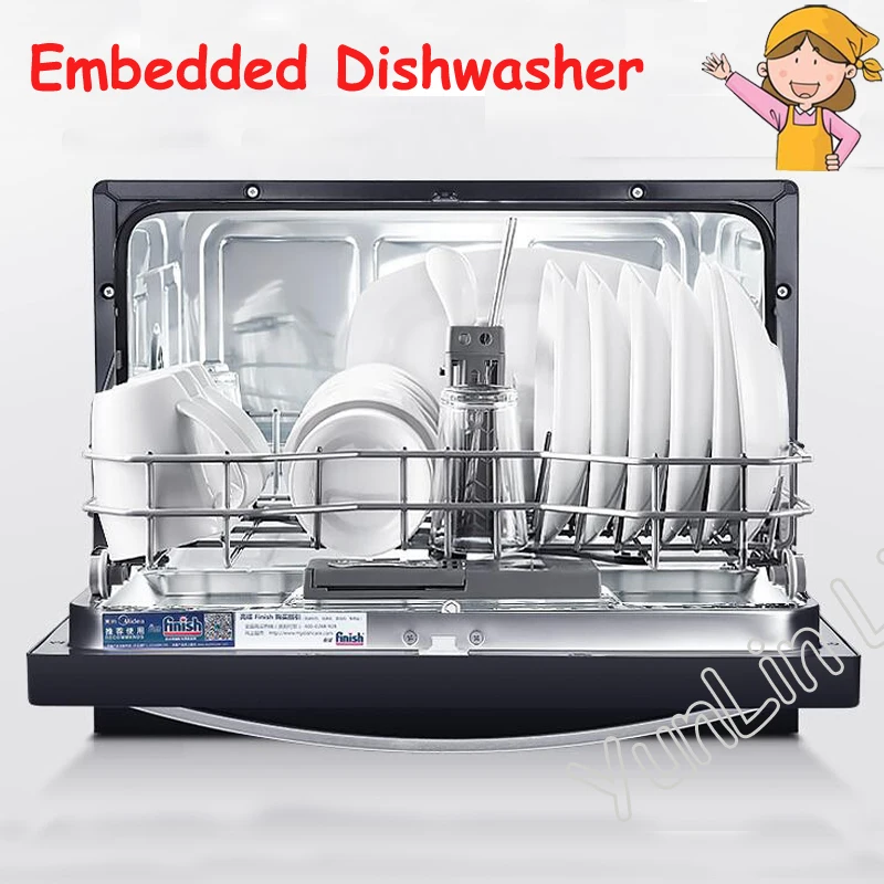 

Household Embedded Dishwasher Intelligent Kitchen Smart Dishwashers Small Desktop Dishes Washing Machine