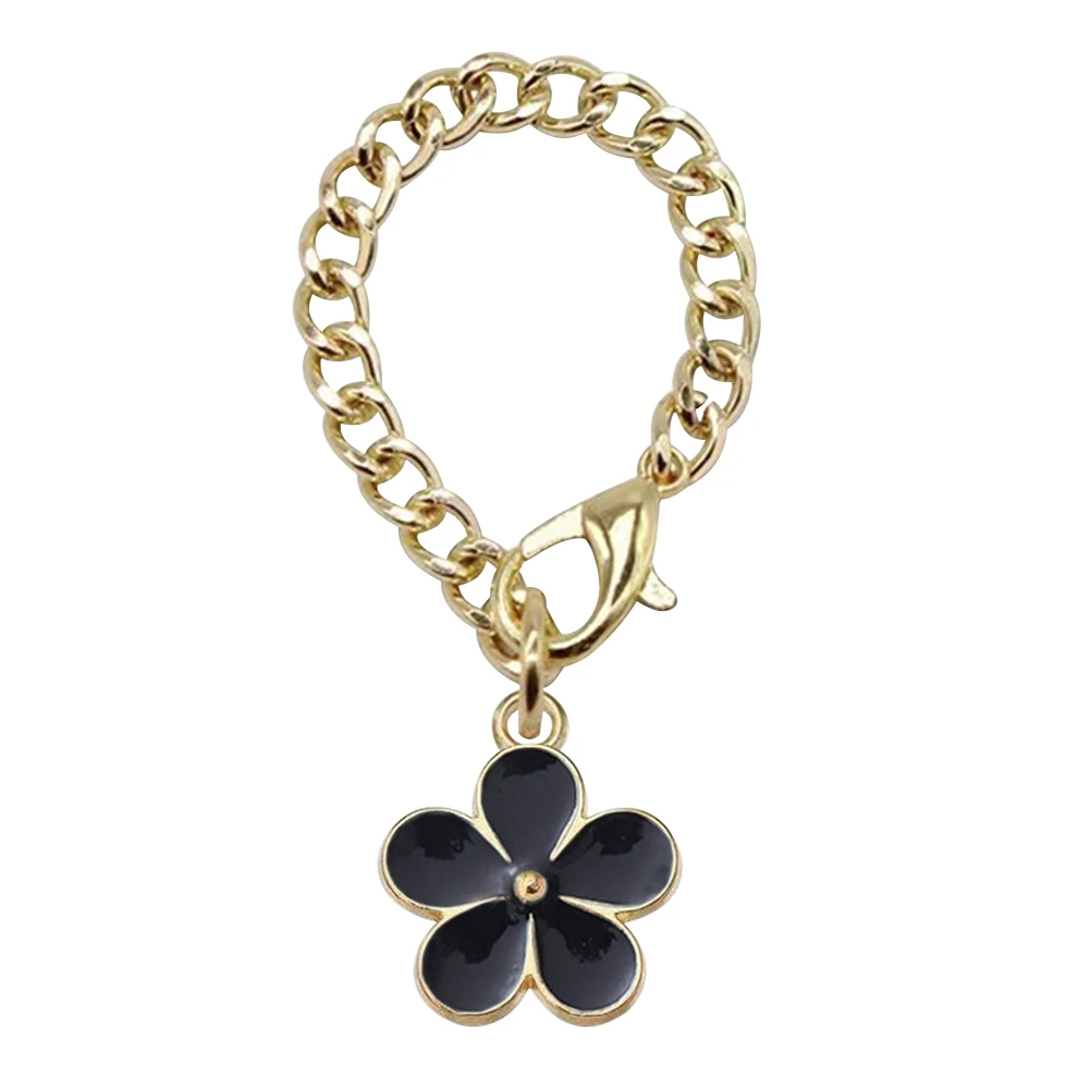 Flower Charm Chain Flower Shaped Pendant Cute Keychain Pendant Flower Charms Key Ring for Stanley Cup Accessories