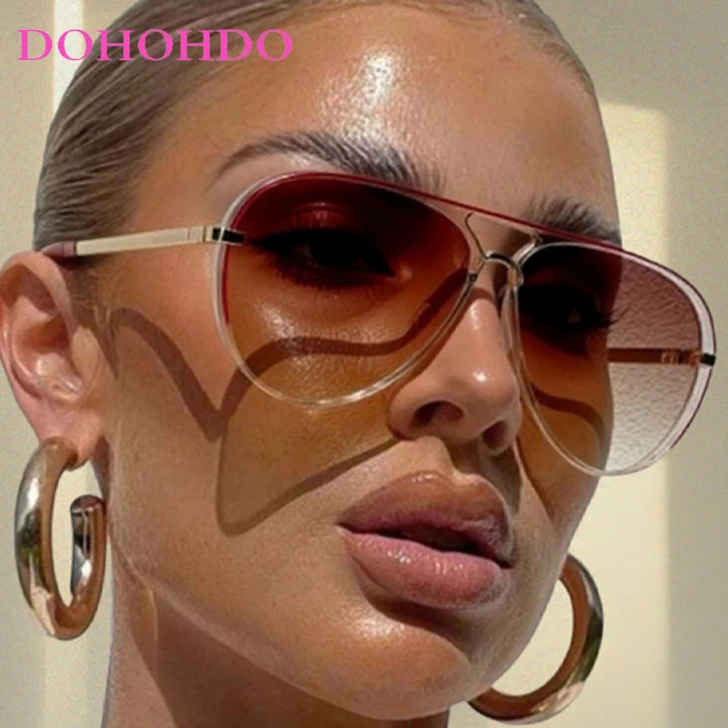 

Fashion Classic Twin Bridge Pilot Sunglass Women Luxury Designer Punk Men Glasses Outdoor Driving Travel Sunglasses Unisex UV400