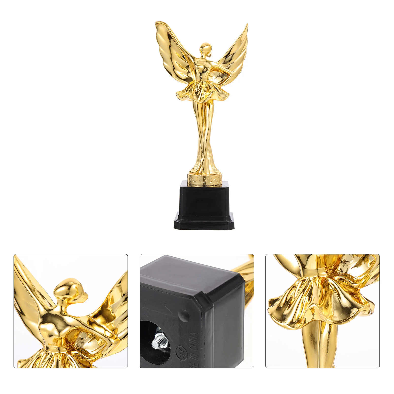 

Dance Competition Trophy Golden Color Ballet Design Award Cup for Kids Realistic Appearance Bright Color School Children Dance
