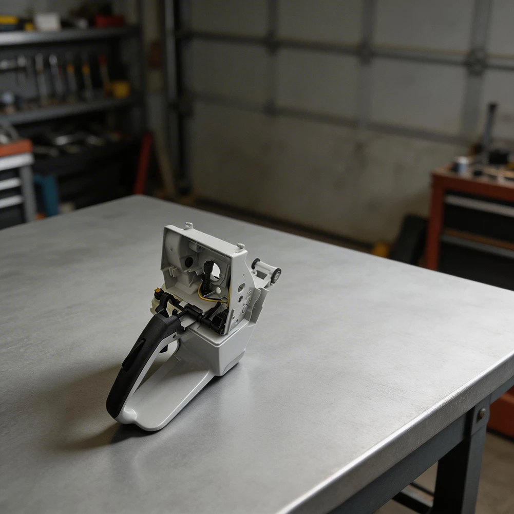 Chainsaw Tank Cover Rear Handle Tank Plastic Material Perfect Fit Maintains Fuel Efficiency Replacement Fuel Tank Cover