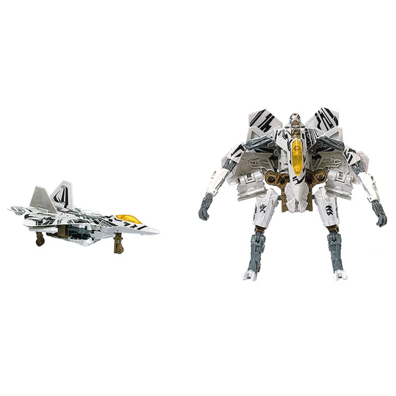 Hzx H606 Transformatie Actiefiguur Speelgoed Meesterwerk Starscream Film Model 18Cm Abs Vervorming Auto Robot Geschenken Poppen Vliegtuig