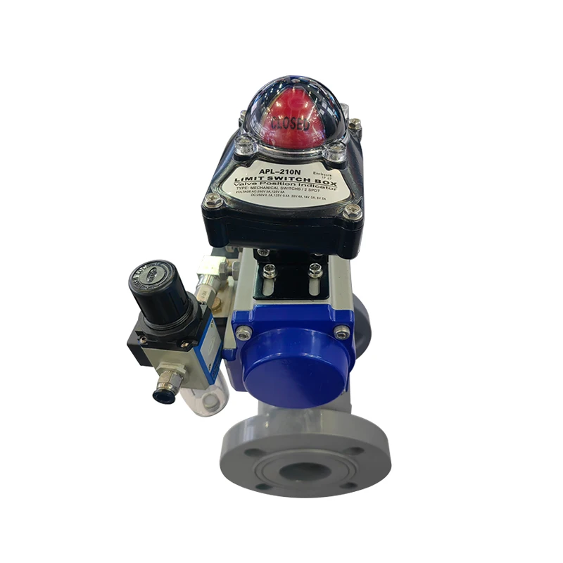 Elettrovalvola Fire Extiguisher Solenoid Valve and Limit Switch With Actuator Pneumatica — dettaglio 3